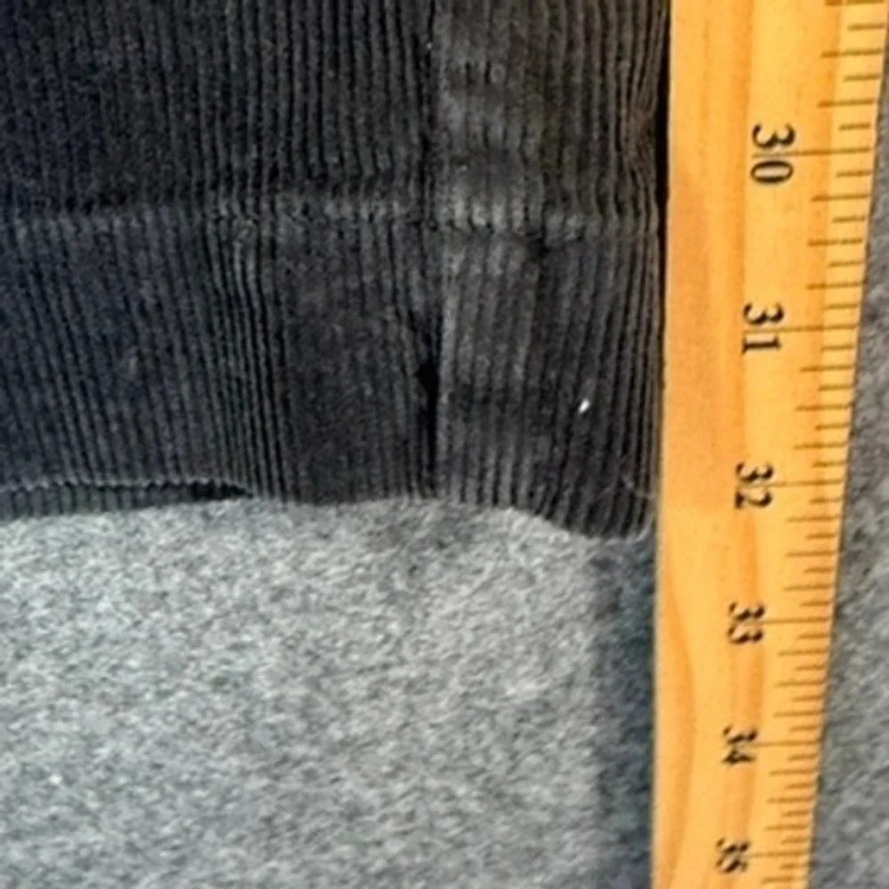 VTG Y2K Polo Ralph Lauren‎ Philip Pant Mens 35x32 Black Corduroy Classic Fit NWT